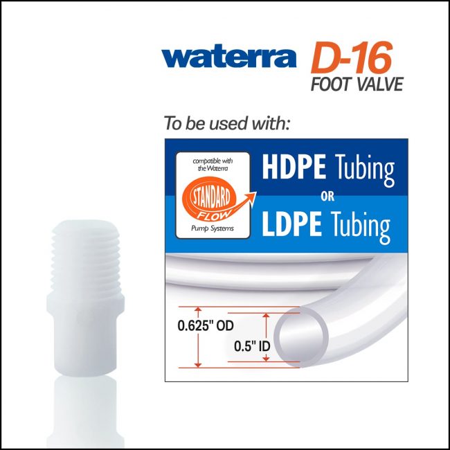 Waterra Foot Valves