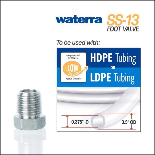 Waterra Foot Valves