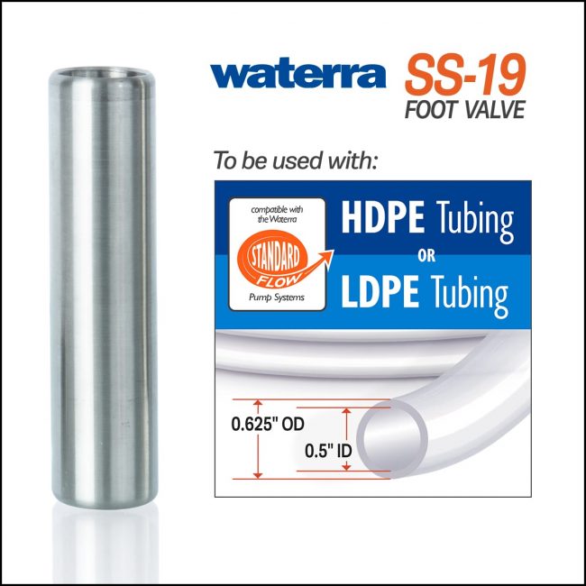 Waterra Foot Valves