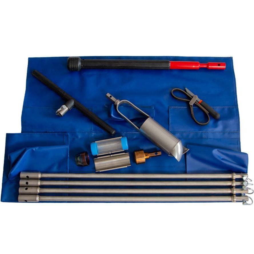 Ss Sampling Kit Sampling AMS Stainless Steel Split Core Soil Sampling Mini Kit – EnviroTech Services