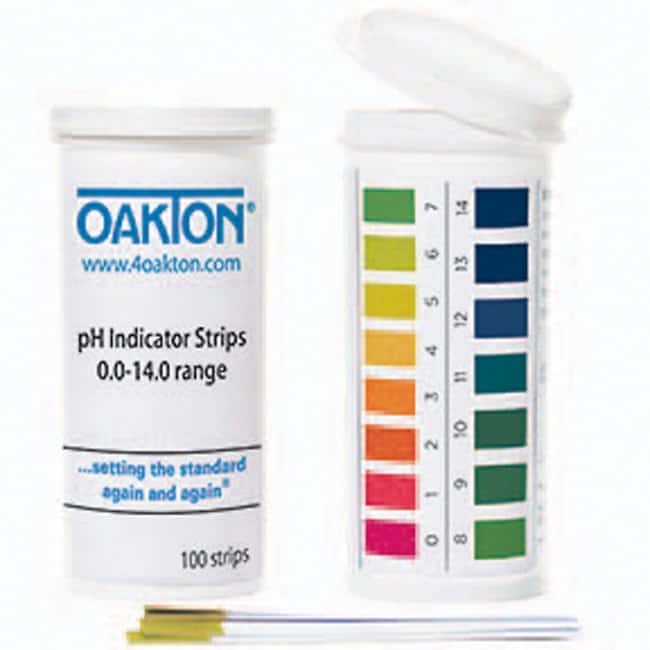 Oakton pH Indicator Strips, 0 to 14, 100/pk