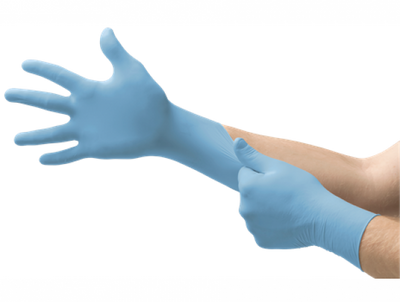 Lightly-Powdered Nitrile Disposable Gloves